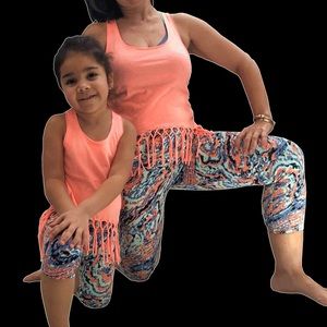 Cha-Cha leggings for kiddies -oceanic